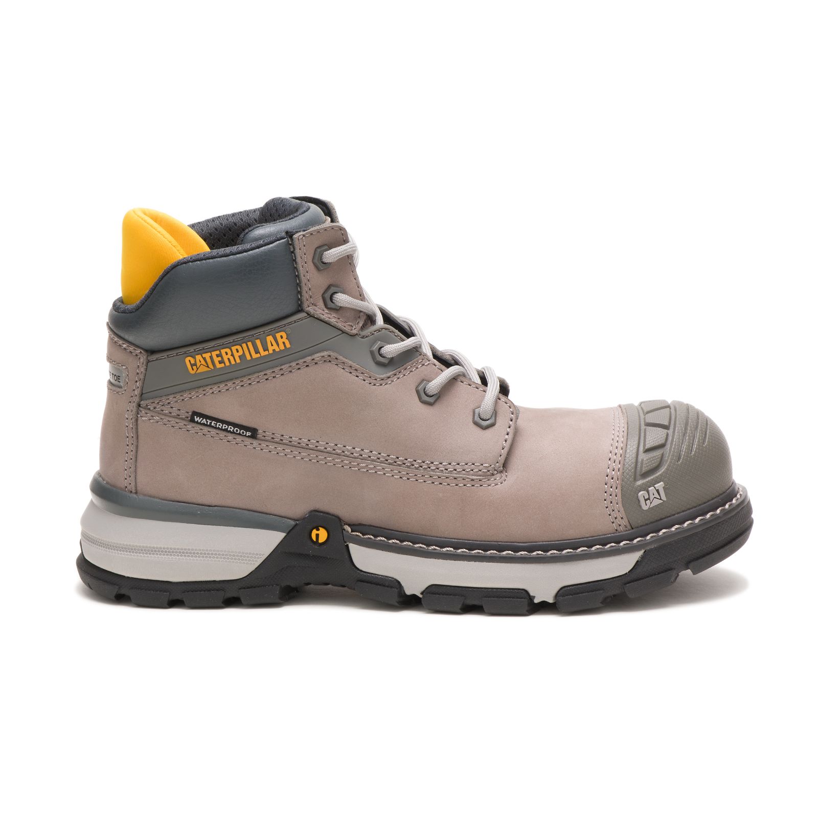 Caterpillar Boots South Africa - Cat Women's Excavator Superlite Waterproof Nano Toe Work Boots Khaki PF3714695